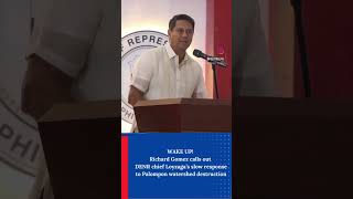 Richard Gomez Calls Out DENR Chief Loyzaga’s Slow Response To Palompon Watershed Destruction [upl. by Jem]