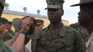 US Marine Corps Drill Instructor vs US Army Drill Sergeant [upl. by Magdalen58]