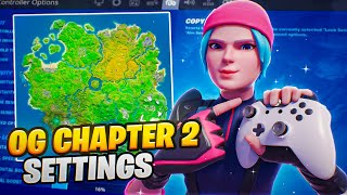 NEW Best OG Chapter 2 Controller Settings For Fortnite PS4PS5XBOXPC [upl. by Fuchs671]