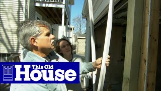 How to Replace a Rotted Garage Door Post  This Old House [upl. by Bo]