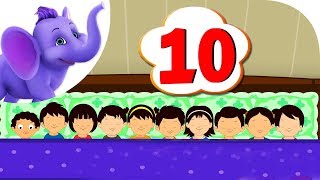 Ten in a Bed – Nursery Rhyme with Karaoke [upl. by Leseil]