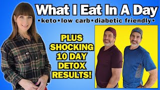 What I Eat In A Day On Keto Plus AMAZING Detox Diet Results [upl. by Zenobia]