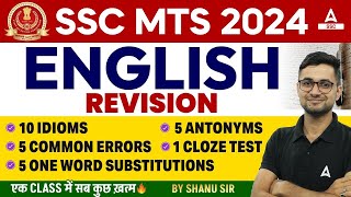 SSC MTS 2024  SSC MTS English Classes by Shanu Rawat  SSC MTS English Revision [upl. by Mas]