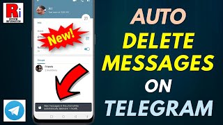 How to Automatically Delete Messages on Telegram New Update [upl. by Earleen321]