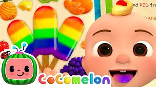 The Colors Song with Popsicles  CoComelon  Moonbug Kids  Color Time [upl. by Woodhead513]