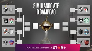 LIBERTADORES 2024  SIMULANDO DAS OITAVAS DE FINAL ATÉ O CAMPEÃO 🏆🔥 [upl. by Hailed]