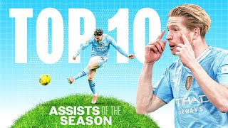 TOP 10 ASSISTS OF THE SEASON  Man City  2324 Season [upl. by Yemac]