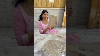 Jharokha Paining with clay and mirrors shorts youtubeshorts painting diy homedecor handmade [upl. by Kacerek]