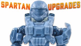 Mega Construx Halo Custom Review LS3D Spartan Upgrades [upl. by Oralle]