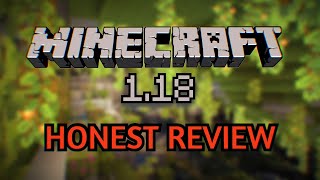 Minecraft 118 Caves and Cliffs  HONEST REVIEW [upl. by Garneau842]