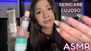 ASMR español  TE HAGO la SKINCARE con PRODUCTOS LUJOSOS  ROLEPLAY SPA relajante [upl. by Bastien934]