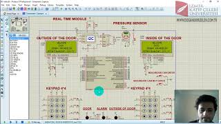 Door Lock and Burgler Alarm System With Pressure Sensor PIC18F45K22  Spring 2018 [upl. by Thielen85]