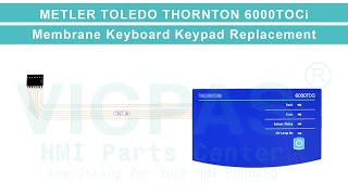 Mettler Toledo THORNTON 6000TOCi Terminal Keypad Repair [upl. by Namara]