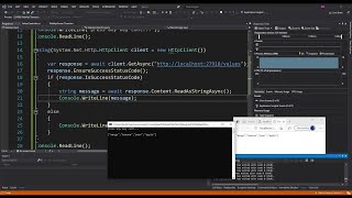 ASPNET Core Web API ClientServer App with Visual Studio [upl. by Ennoitna874]