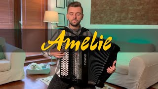 Yann Tiersen  La Valse dAmelie Accordion Cover [upl. by Kohcztiy]