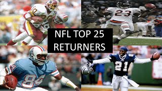 NFL 25 Greatest Returners 2024 [upl. by Armond]