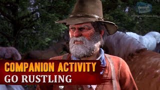 Red Dead Redemption 2  Companion Activity 14  Rustling Uncle [upl. by Atrahc]