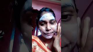 facial at home 💐👌youtubeshorts  facial  wine facial  short video 👍 [upl. by Yrffej521]