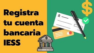 IESS 💲💵¿Cómo registrar tu CUENTA BANCARIA en la página del IESS 2022 🏦 [upl. by Nayrb]