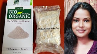 I Applied Kaolin Clay On My Face For 7 Days  How To Apply Kaolin Clay On Face Kaolin clay Benefit [upl. by Dorina416]