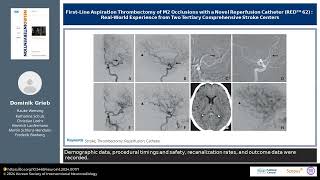 FirstLine Aspiration Thrombectomy of M2 Occlusions with a Novel Reperfusion Catheter RED TM 62 [upl. by Lawan449]