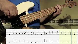 The Police  Message In A Bottle Bass Cover with TAB [upl. by Annehcu]