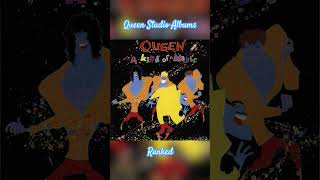 Queen Studio Albums Ranked queen freddiemercury ranked [upl. by Garnett]