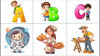 quotAlphabet Occupationsquot  ABC Jobs Song for Kids  Jobs and Occupations  Vocabulary for Kids [upl. by Kassab]