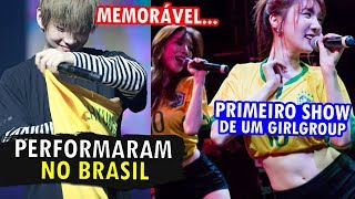 KPOP GRUPOS QUE VIERAM PRO BRASIL [upl. by Eednyl425]