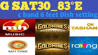 gsat 30 new update gsat 30 dish setting83e channel list 2024 [upl. by Ennovyahs]