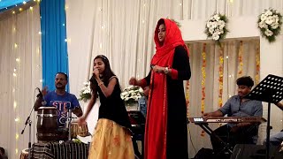 Shahana Thanha Stage Performance Singing Chelathelivoli  Wedding Ganamela Stage Program [upl. by Hnahk]