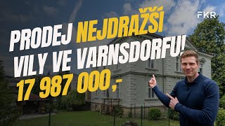 Prodej nejdražší vily ve VARNSDORFU  Filip Král reality [upl. by Ialohcin]