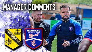 MANAGER COMMENTS PSF8  Westfield FC A  3rd August 2024 [upl. by Ledairam]