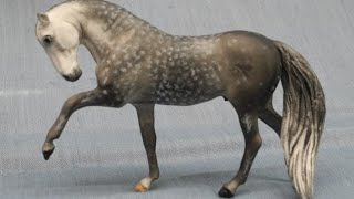 Painting a Dappled Grey Model Horse  Tutorial Series Part 4 [upl. by Ientruoc95]