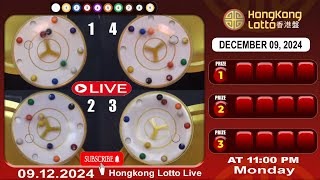 Hongkong Lotto Live December 09 2024  Lotto Live [upl. by Arikat219]