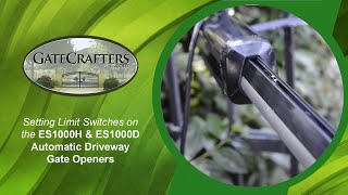 How To Set Limit Switches on the ES1000H and ES1000D Automatic Driveway Gate Openers [upl. by Sedicla]