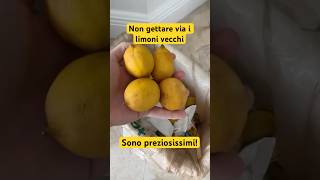 Non gettare via i limoni vecchi sono preziosissimi pulizia puliziedicasa pulire [upl. by Enomaj856]