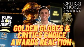 Golden Globes and Critics Choice Awards Nominations  REACTION [upl. by Milly434]