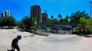 BOWLPARK Parque Araucano en 360  Las Condes  Walking Tour 4k [upl. by Haldes]