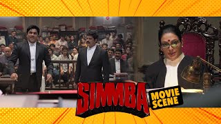 Simmba Ke Diye Gaye Proof Me Kiya Kisine Jhol  Simmba  Movie Scene [upl. by Doak262]