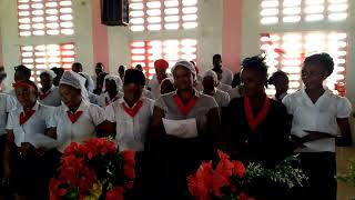 Mwen gen Yon bon zanmi grande chorale de léglise Baptiste Nouvelle Jérusalem de troudunord [upl. by Erbe]