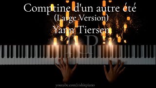 Yann Tiersen  Comptine dun autre été Large Version Played by Rishit Arora [upl. by Corene307]