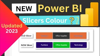 Change Slicer Background Color in Power BI  Power Bi 2023  Updated [upl. by Gloriana]