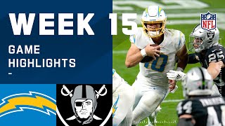 Chargers vs Raiders Week 15 Highlights  NFL 2020 [upl. by George770]