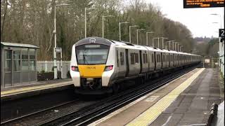 Trains at Balcombe 01042024 [upl. by Notyap]