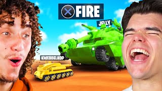 Build The STRONGEST TANK In Trailmakers vs Kwebbelkop [upl. by Aushoj]