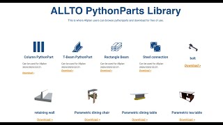 ALLTO PythonParts Library  Download and ready to use [upl. by Aala]