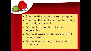 Good health habits  Essay [upl. by Val309]