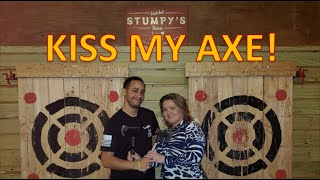 Stumpys Axe Throwing  Kiss My Axe [upl. by Cotter]