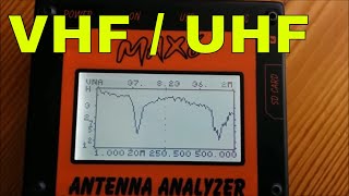 Homemade VHFUHF dipole antenna measurements [upl. by Rehtae]